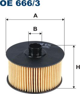 Filtron OE666/3 - Oil Filter parts5.com