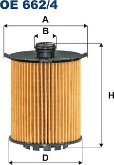 Filtron OE662/4 - Öljynsuodatin parts5.com