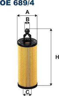 Filtron OE 689/4 - Filtru ulei parts5.com