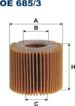 Filtron OE685/3 - Φίλτρο λαδιού parts5.com