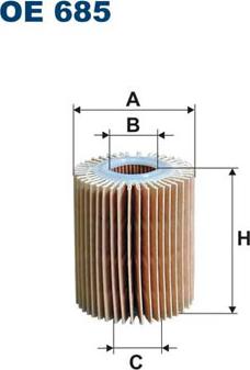 Filtron OE685 - Маслен филтър parts5.com