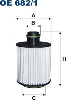 Filtron OE682/1 - Filter za ulje parts5.com