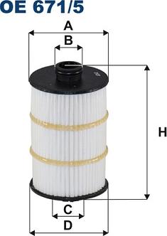 Filtron OE 671/5 - Yağ filtresi parts5.com