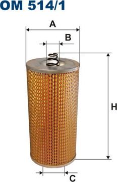 Filtron OM514/1 - Filter za ulje parts5.com