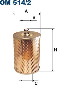 Filtron OM514/2 - Filter za ulje parts5.com