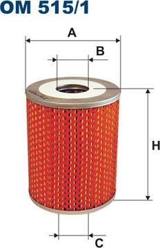 Filtron OM515/1 - Oljni filter parts5.com