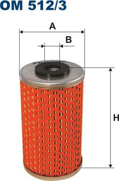 Filtron OM512/3 - Hidrolik filtre, otomatik şanzıman parts5.com