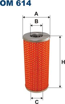 Filtron OM614 - Öljynsuodatin parts5.com