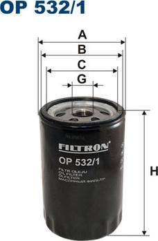 Filtron OP532/1 - Filtar za ulje parts5.com