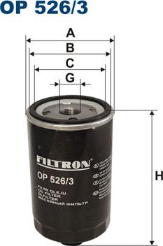 Filtron OP526/3 - Oil Filter parts5.com