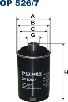 Filtron OP526/7 - Oil Filter parts5.com