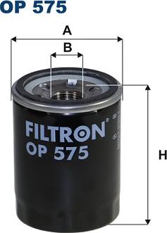 Filtron OP575 - Olajszűrő parts5.com