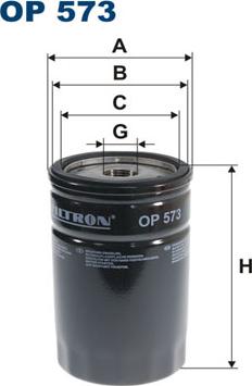 Filtron OP573 - Õlifilter parts5.com