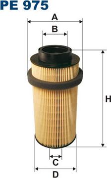 Filtron PE975 - Filtru combustibil parts5.com