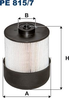 Filtron PE815/7 - Filtro combustible parts5.com