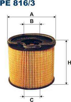 Filtron PE816/3 - Fuel filter parts5.com