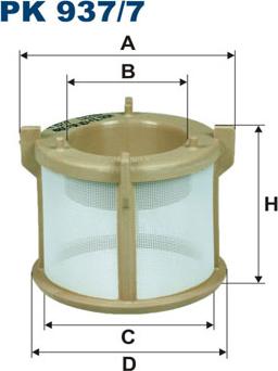 Filtron PK937/7 - Kütusefilter parts5.com