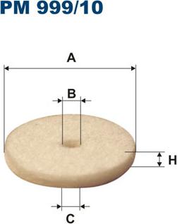 Filtron PM 999/10 - Fuel filter parts5.com