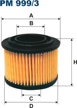 Filtron PM 999/3 - Filtru combustibil parts5.com