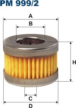 Filtron PM 999/2 - Filtru combustibil parts5.com