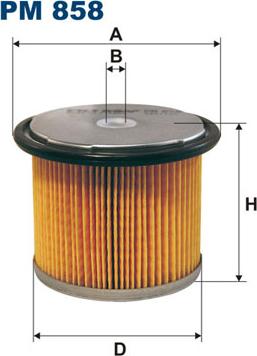 Filtron PM858 - Горивен филтър parts5.com