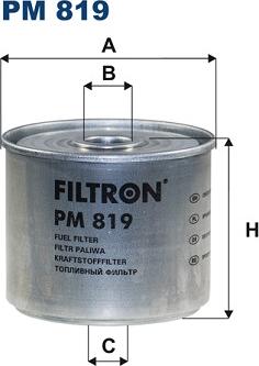 Filtron PM819 - Filtr paliwa parts5.com