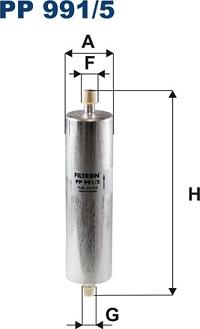 Filtron PP 991/5 - Polttoainesuodatin parts5.com