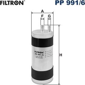 Filtron PP 991/6 - Filtru combustibil parts5.com