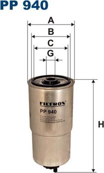 Filtron PP940 - Filtre à carburant parts5.com