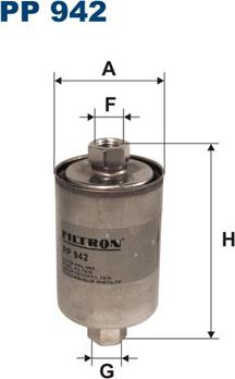 Filtron PP942 - Filtro combustible parts5.com