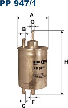 Filtron PP947/1 - Filter za gorivo parts5.com