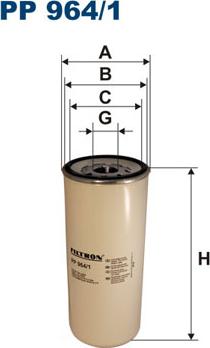 Filtron PP964/1 - Kraftstofffilter parts5.com