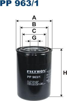 Filtron PP963/1 - Filtru combustibil parts5.com