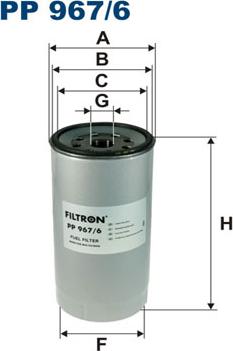 Filtron PP967/6 - Fuel filter parts5.com