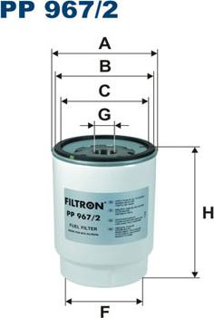 Filtron PP967/2 - Filtru combustibil parts5.com