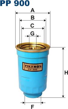 Filtron PP900 - Filtru combustibil parts5.com