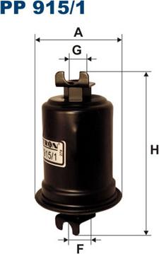 Filtron PP915/1 - Filtru combustibil parts5.com