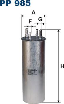 Filtron PP985 - Filtar za gorivo parts5.com