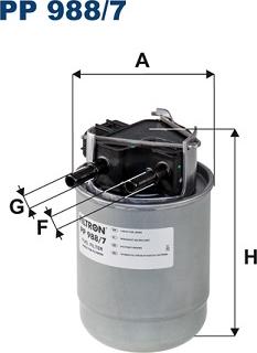 Filtron PP 988/7 - Filtru combustibil parts5.com