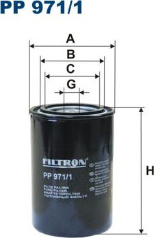 Filtron PP971/1 - Горивен филтър parts5.com