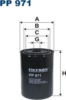 Filtron PP971 - Palivový filter parts5.com