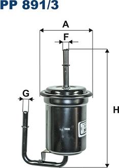 Filtron PP891/3 - Filtru combustibil parts5.com