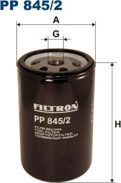 Filtron PP845/2 - Filter goriva parts5.com