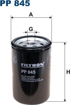 Filtron PP845 - Filtru combustibil parts5.com