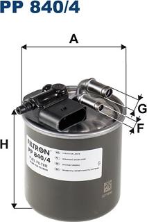 Filtron PP840/4 - Kütusefilter parts5.com