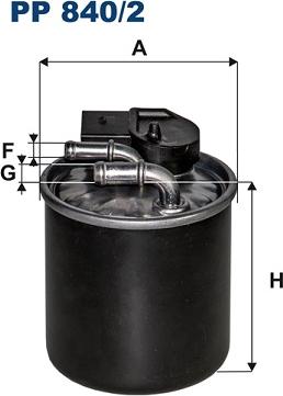 Filtron PP840/2 - Polttoainesuodatin parts5.com