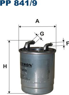 Filtron PP841/9 - Filter goriva parts5.com