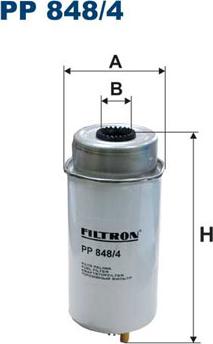 Filtron PP848/4 - Filtru combustibil parts5.com