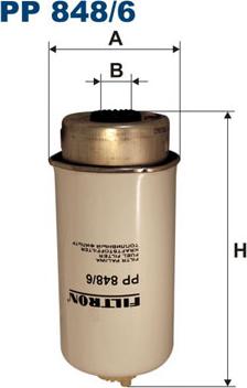 Filtron PP848/6 - Filtru combustibil parts5.com