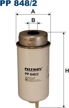 Filtron PP848/2 - Filtru combustibil parts5.com